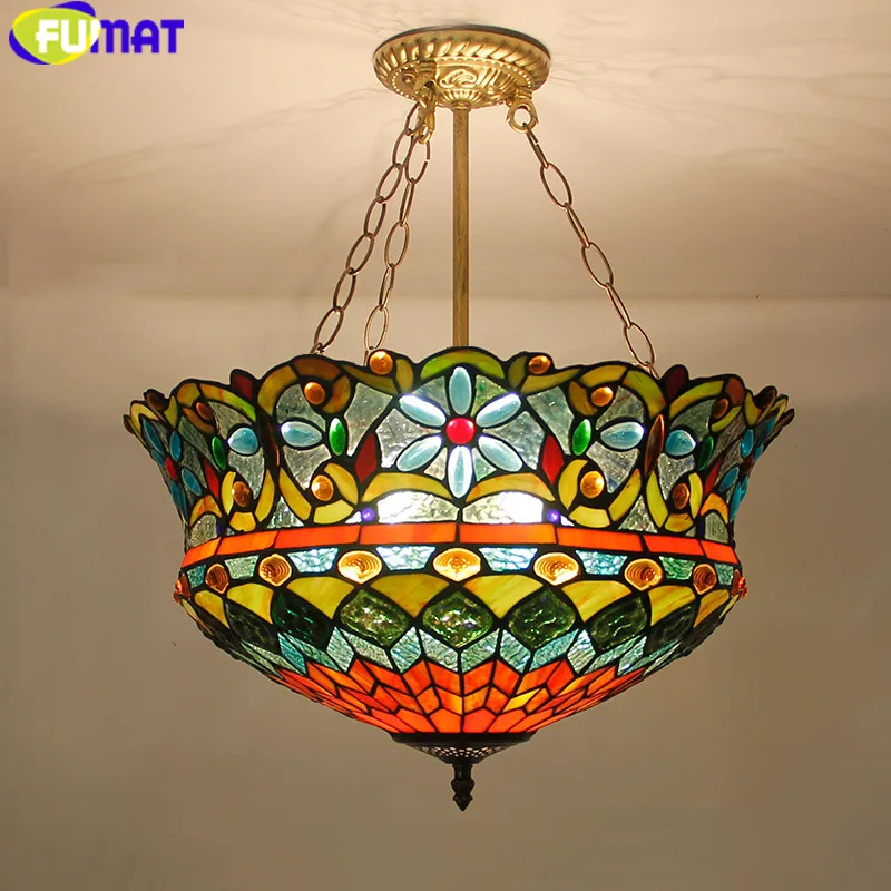Stained Glass Pendant Light1