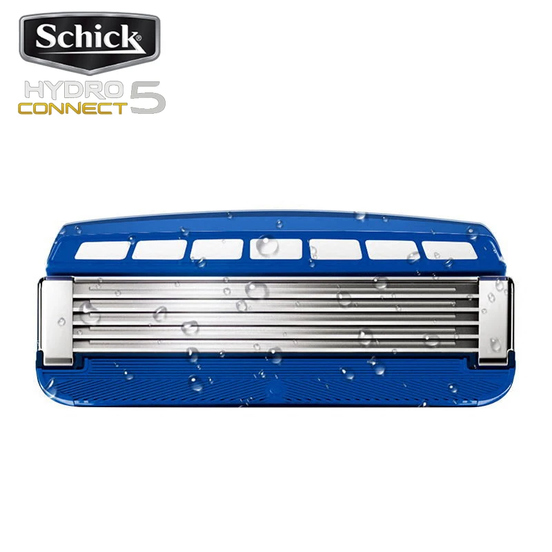2019 новейшие оригинальные бритвенные лезвия Genium Schick Hydro5 сменные мужские бритвы