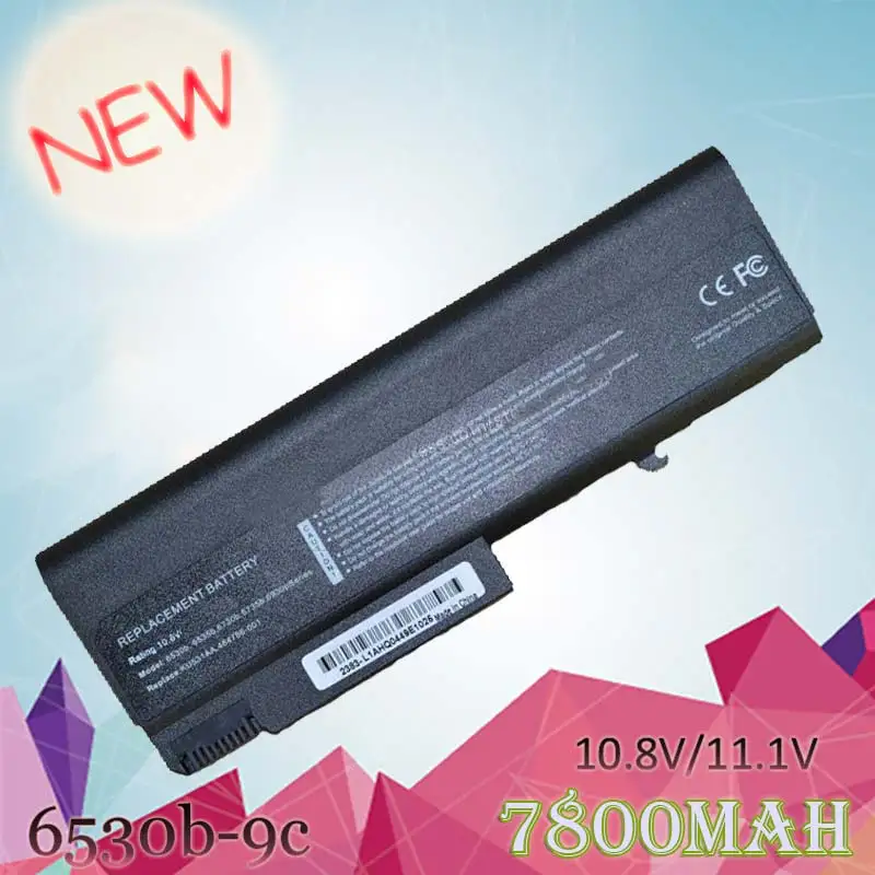 ApexWay 6600mAH Аккумулятор для ноутбука Hp EliteBook 6930p 8440p 8440w ProBook 6440b 6445b 6450b 6540b 6545b 6550b 6555b |