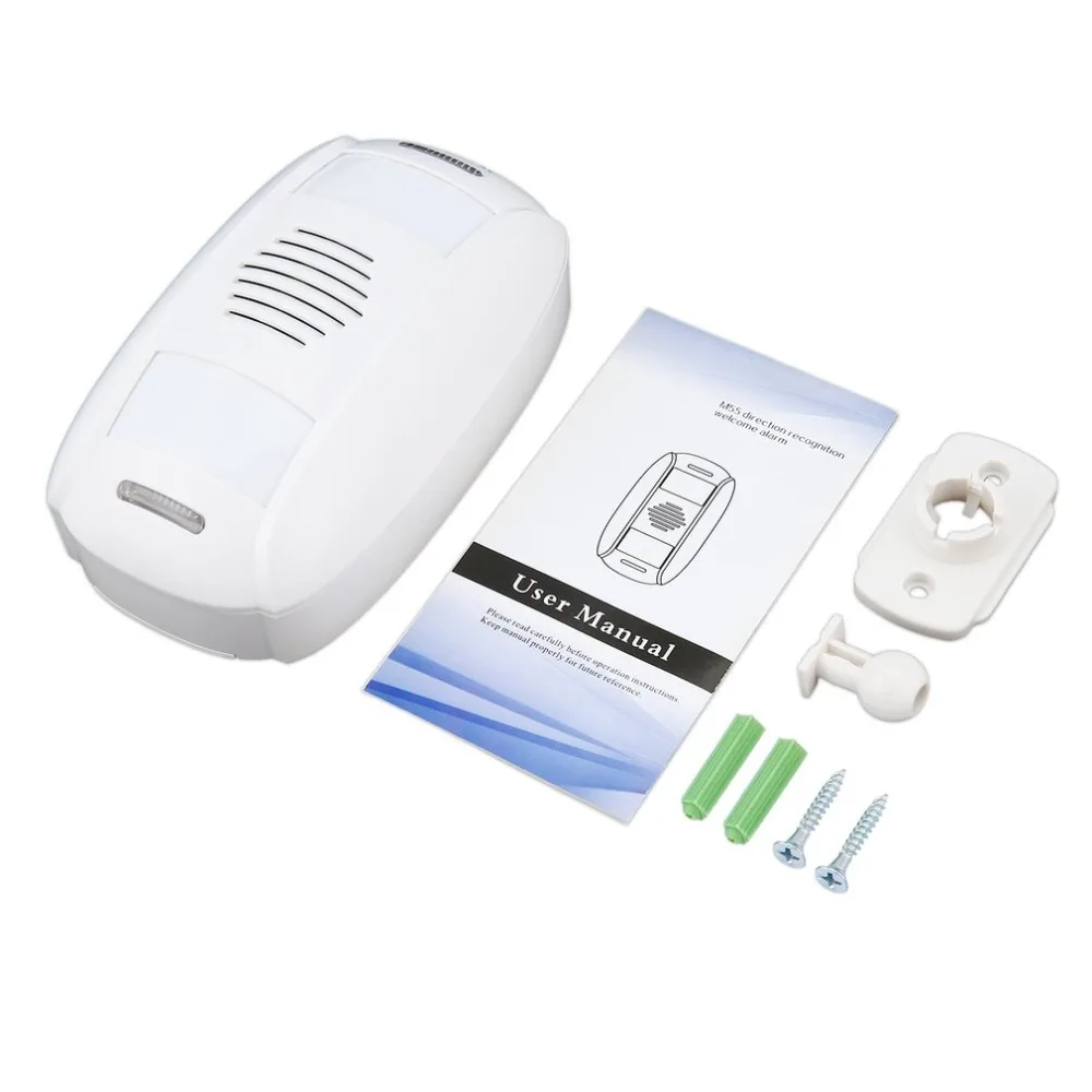 

SECRUI M55 Direction Recognition Welcome Alarm Welcome Doorbell 433Mhz Wireless Two Way Receiving Device PIR Sensor