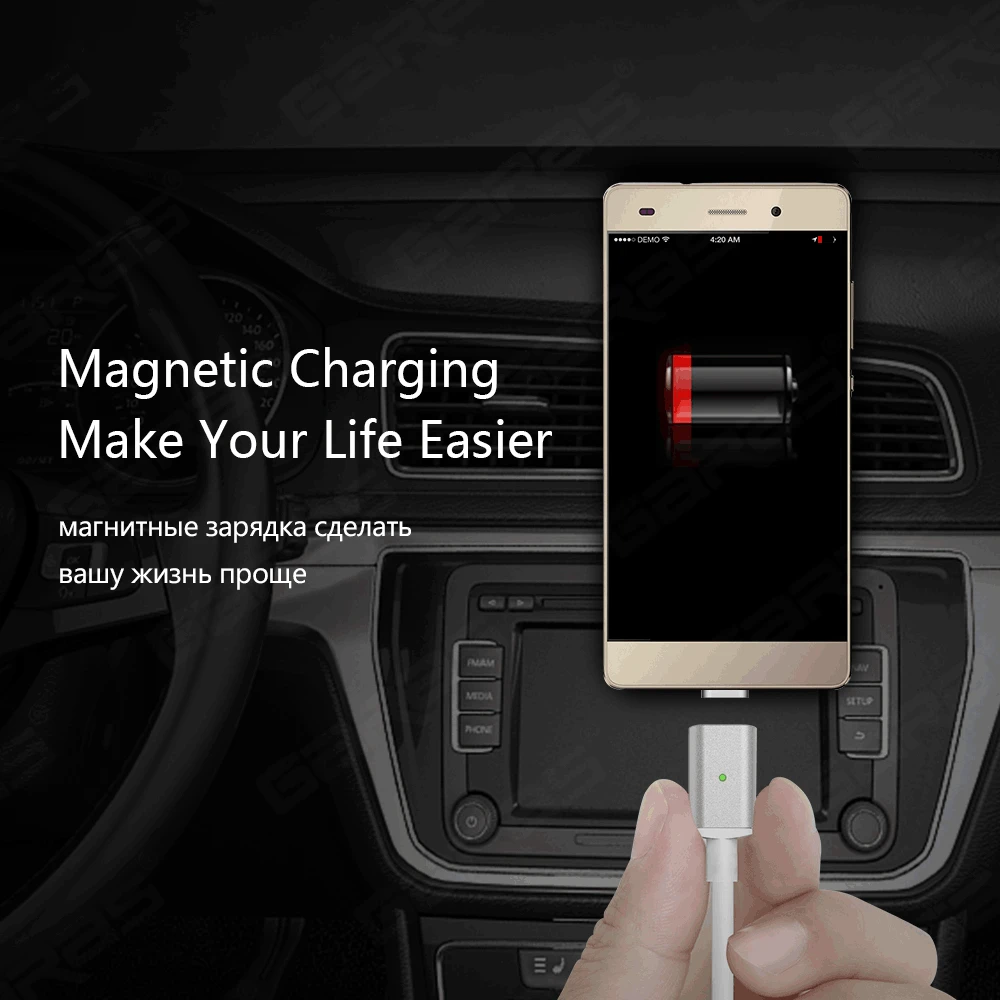 GARAS USB Type C/IOS/Micro 3IN1 магнитный кабельТип C быстро Зарядное устройство адаптер