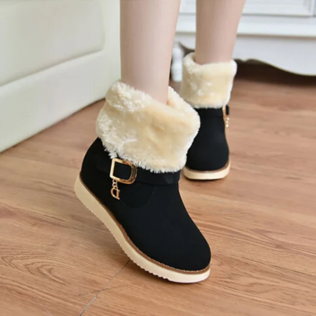 Women snow boots lady girls winter shoes 2015 new arrival cotton warmth ...