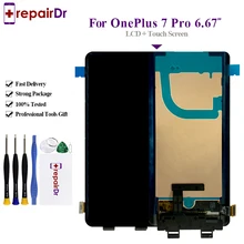 Original LCD For OnePlus 7 Pro LCD Display Touch Screen Digitizer Assembly Replacement 6.67” For Oneplus 7 Pro LCD Screen