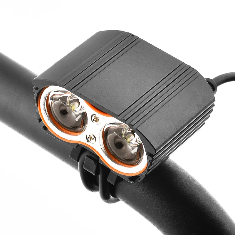 5000lm Bike Lamp 2x XM L T6 Front Handlebar Bike Light With Waterproof