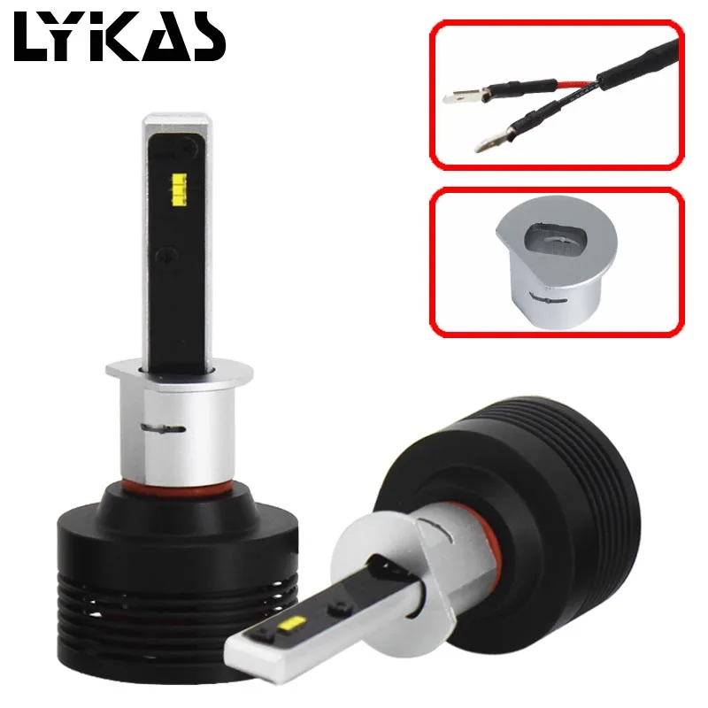 2017 Newest H1 Led Car Headlight 12v 24v 8000LM 6000K 80W Automobiles Headlight Bulbs H1 Led