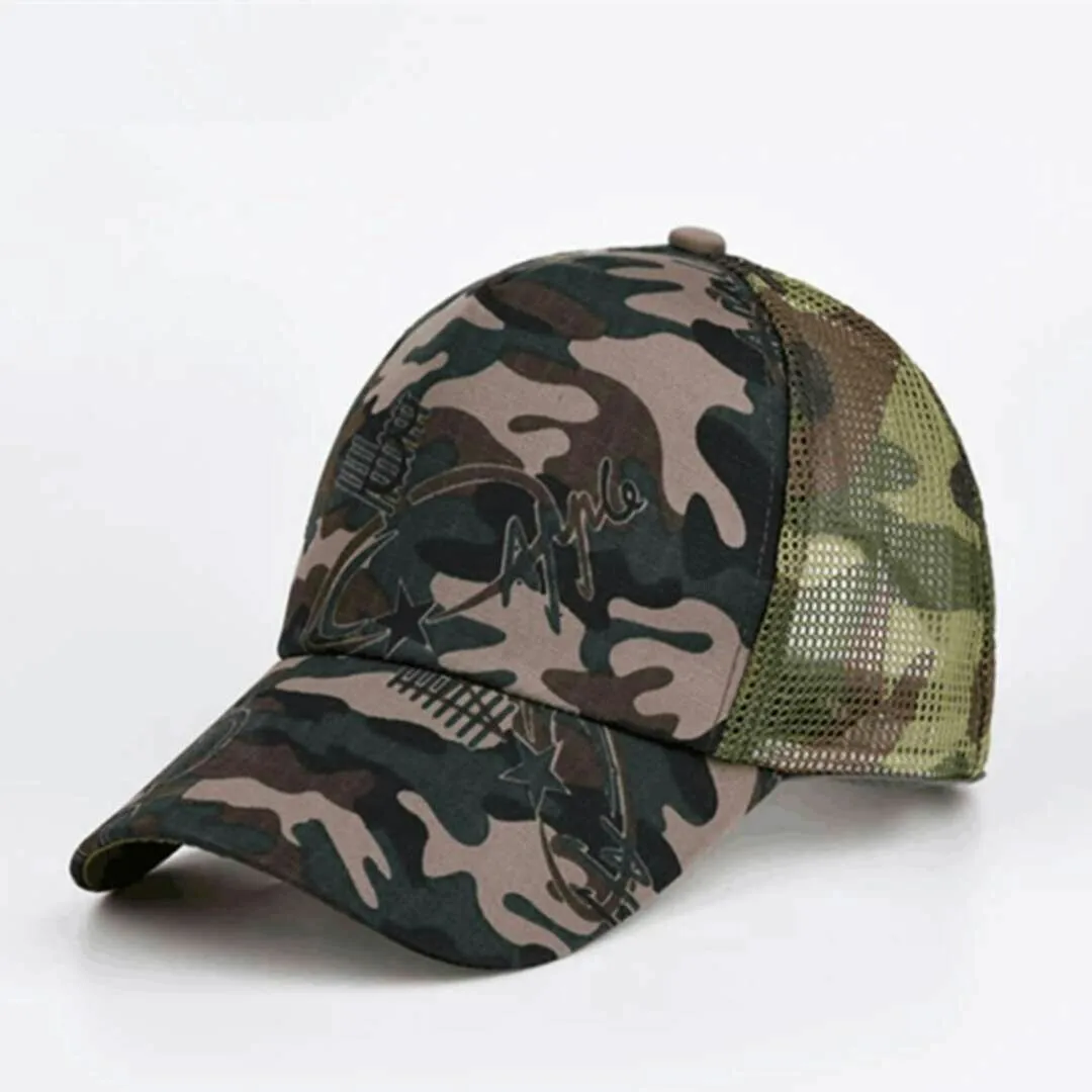 

Camouflage Baseball Hat Teenager Adult Camouflage Caps Casual Adjustable Baseballcap Boys Outdoor Sunhat