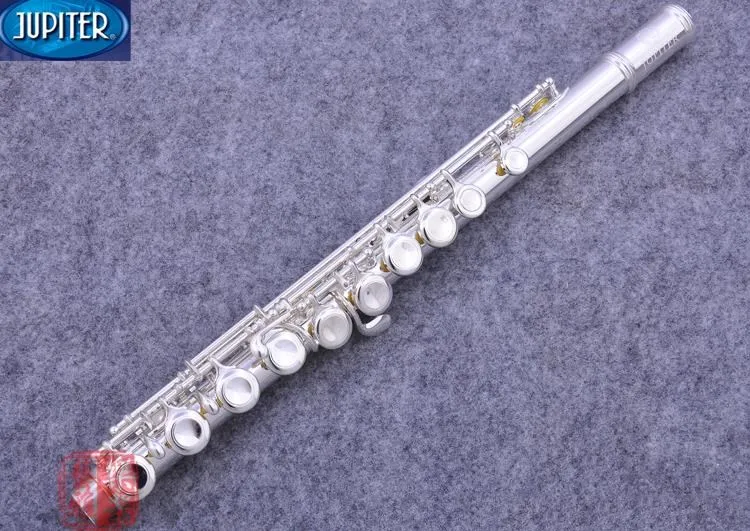 JUPITER JFL-511ES 16 закрытых отверстий C Ключ флейта из мельхиора посеребрение концертная флейта Чехол Ткань для очистки палочка glovespadd сумка