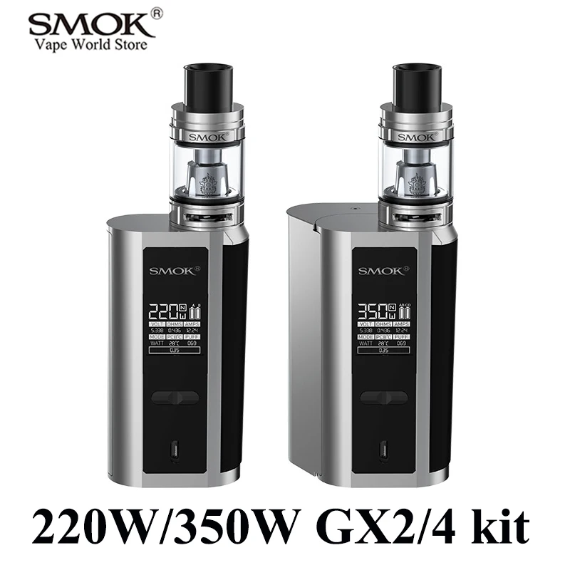 

SMOK GX2/4 kit Electronic Cigarette Alien Kit Vaporizer E Cigarette Vape Kit VS 220 RX 200 Buy Kit Get 3 Core Free S087