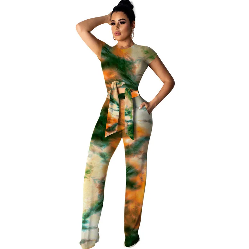 tie dye sweat short set