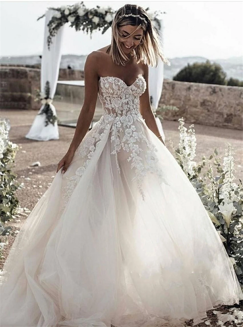 SHJ308 Милое Свадебное платье 2019 кружевная свадебная вуаль Mariage халат атласный De Mariee А-силуэт Vestidos De Novia