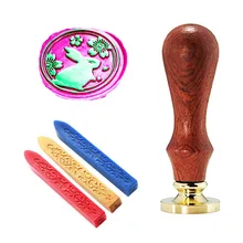 Кролик Цветок сакуры индивидуальная восковая печать штамп Металл Дракон ручка сургуч комплект печатей Подарочный винный набор посылка Свадебные Приглашения