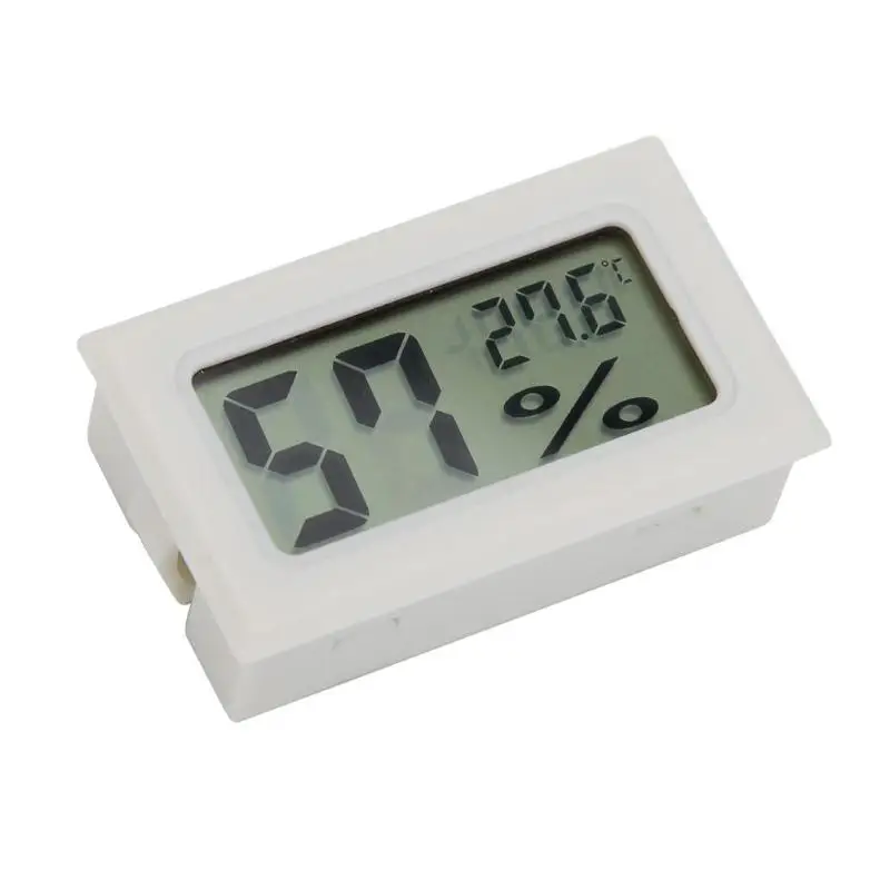 Метеостанция, Мини цифровой ЖК-измеритель температуры и влажности, термометр, гигрометр, домашние термометры, датчик