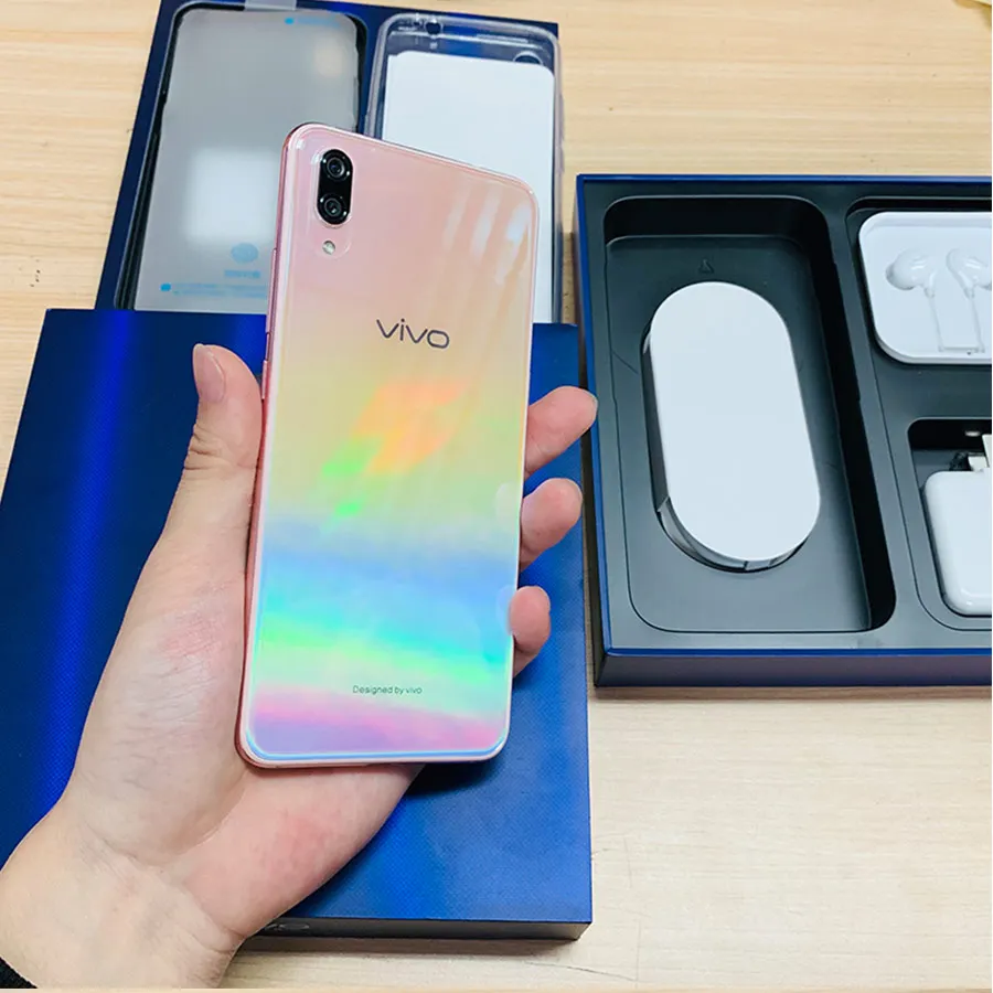 Смартфон VIVO X23, 8 ГБ, 128 ГБ, четыре ядра, 6,41 дюймов, полный экран, двойная камера заднего вида, Android 12MP+ 13 M, 4G, LTE, мобильный телефон