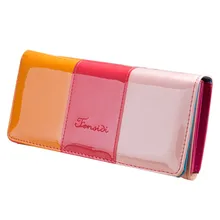 Women’s Zipper Leather Borsellini Donna Wallet Women Wallets Purse Cell phone Card Holder Long Lady Wallet Purse Cluch