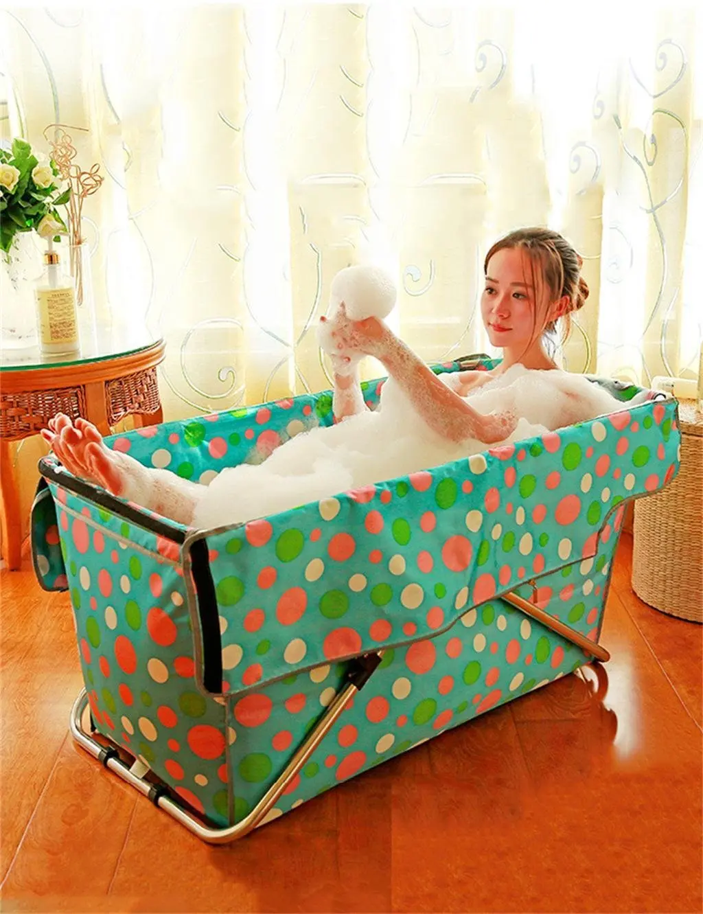 Pieghevole Adulto Vasca Da Bagno Vasca Da Bagno Bacino Portatile