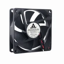 100 PCS Gdstime DC 24V 2Pin 80mm 8cm 80x80x20mm Computer Case Cooling Fan