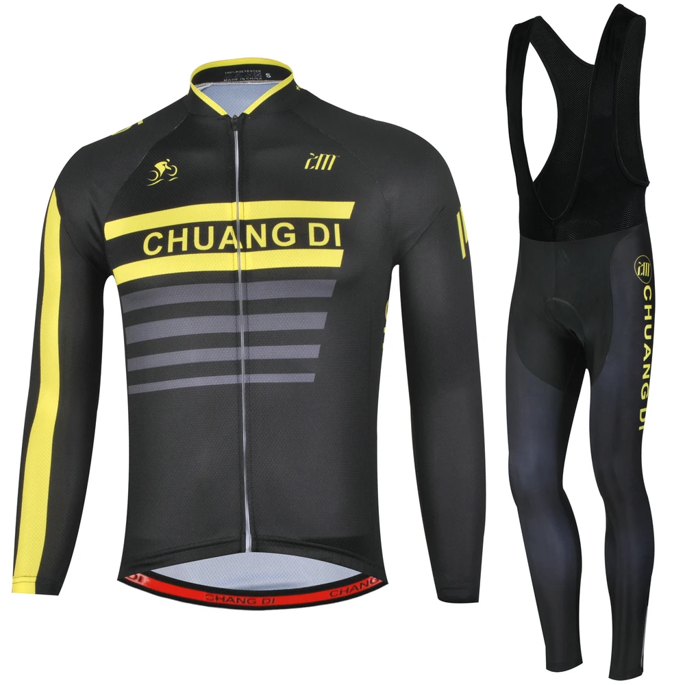 

ZM maillot ciclismo hombre cycling sets winter thermal fleece cycling jersey long sleeve wielerkleding heren bike bicycle sets