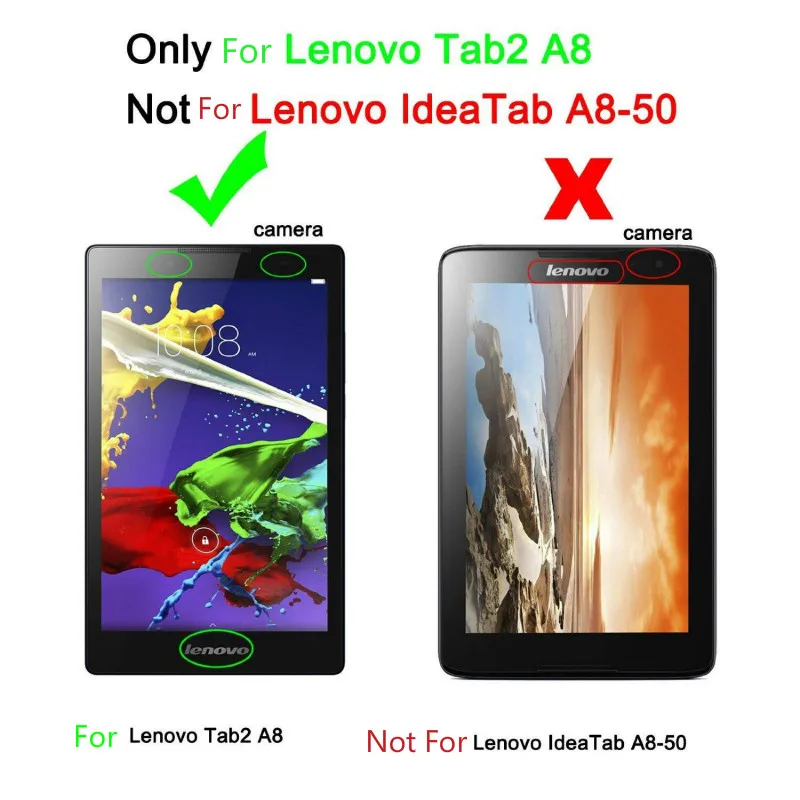 Чехол для " lenovo Tab 2 A8-50/Tab 3 8 TB3-850F Tablet Обложка 360 Полный Protecive Мягкая обложка Ясно задняя A8-50F TB3-850F/M