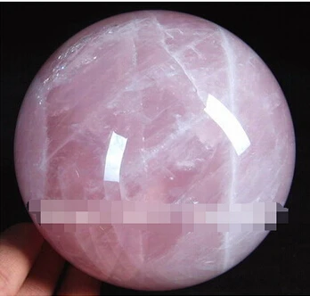 SUIRONG---331+++Pink Rose Quartz Rock Cr Sphere Crystal Ball | Дом и сад