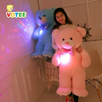 

Colorful glow teddy bears, plush toys, glowing bear, led bear, creative birthday gifts VOTEE