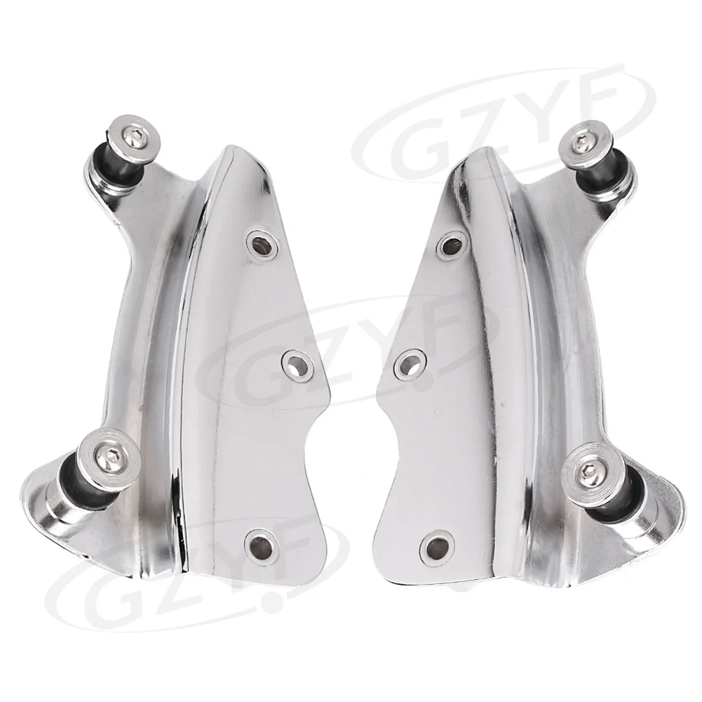 

Chrome 4 Point Docking Hardware Kit for Harley Davidson 2009-2013 FLHR FLHRC FLHT FLHX FLTR FLTRX FLHRSE5 FLHXSE/2/3 FLTRSE3 etc