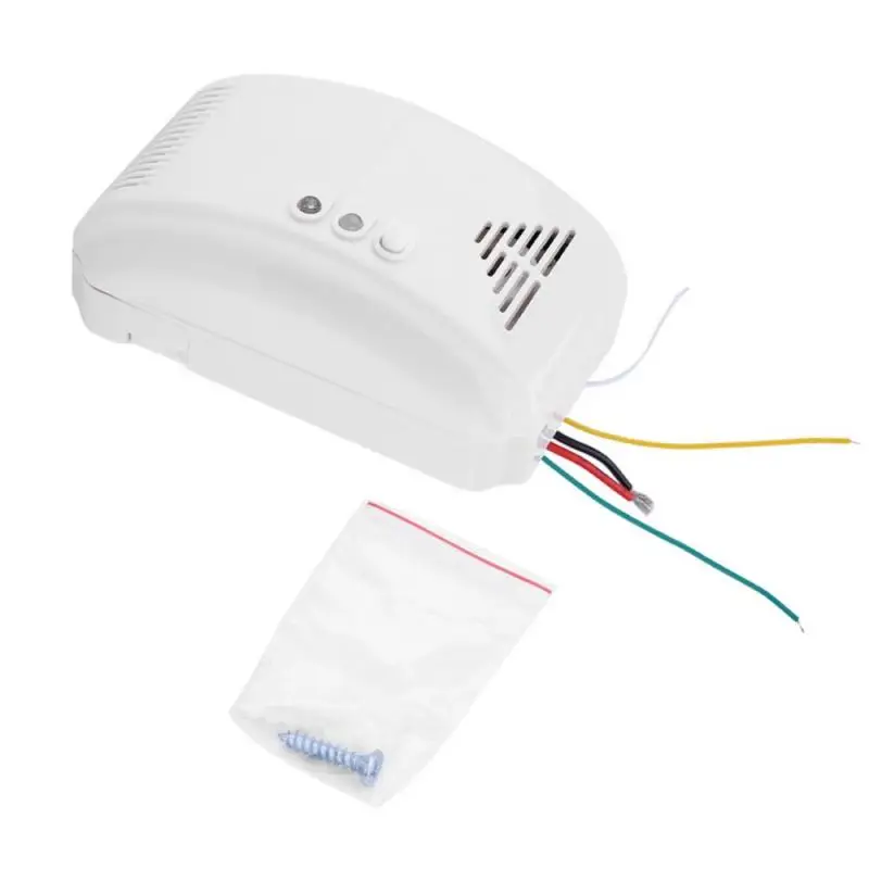 

Natural Gas Alarm Sensor 12V Gas Detector Sensor Gas leaking Detect LED Flash Alarm Sound Propane Butane LPG Natural Motor Alarm
