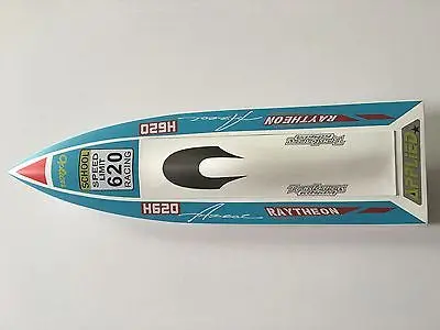 H620 Fiber Glass RC Electric Brushless Racing Boat KIT Bare Hull Only White