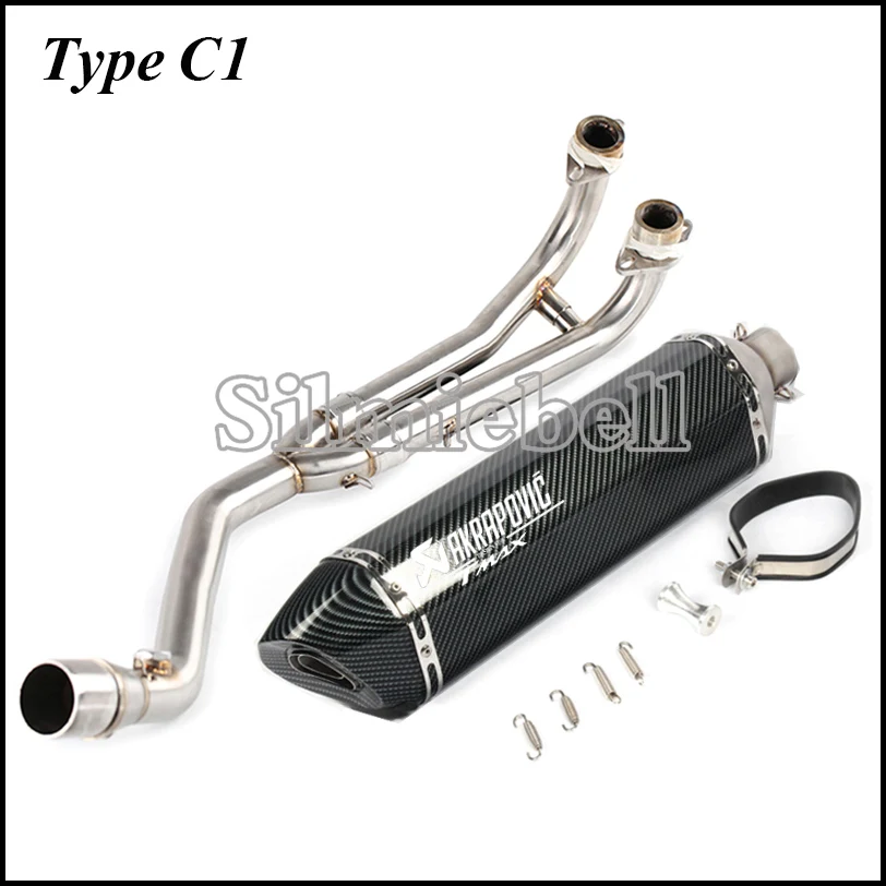 T MAX 530 akrapovic выхлопная труба мотоцикла Escape slip on link для Yamaha TMAX 500 TMAX530 TMAX500 2008