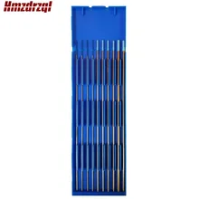 10 шт. WC20 0,04x" 1/16" x" 3/32" x" Ceriated Вольфрам электрод серый