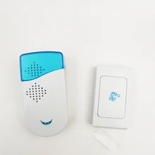 Security Alarm Intercom Doorbell Smart Home Door Alarm System Battery Wireless Chime Gate Alarm Doorbell Long Range Remote