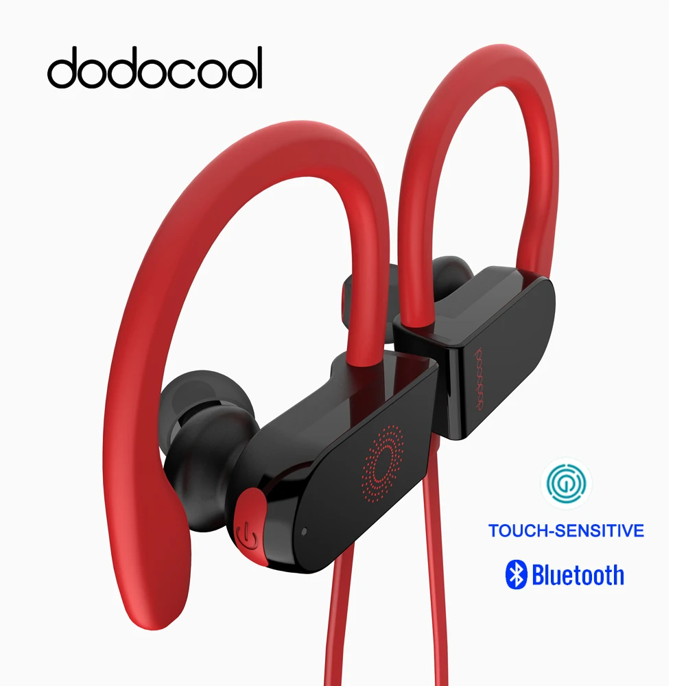 

dodocool Bluetooth Earphone IPX5 Waterproof Wireless Earphone Touch-sensitive Headphone with Mic Support Siri Google Assistant