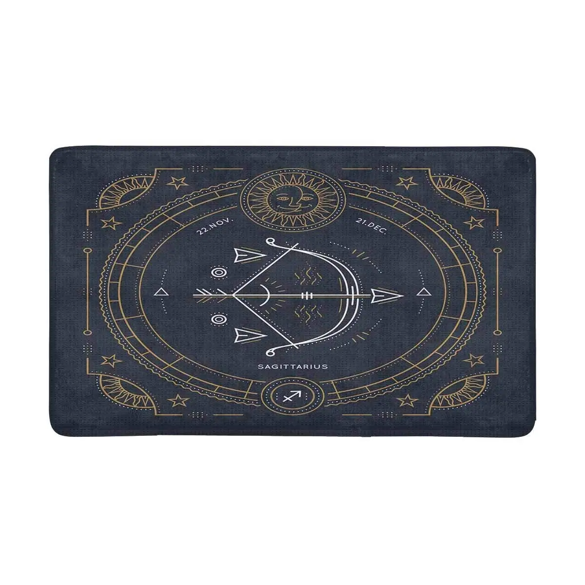 Зодиака Стрелец Anti-коврик дверь домашнего декора, Indoor половик у двери 3"(L) x 1"(Ш) cm Коврик для прихожей Декор