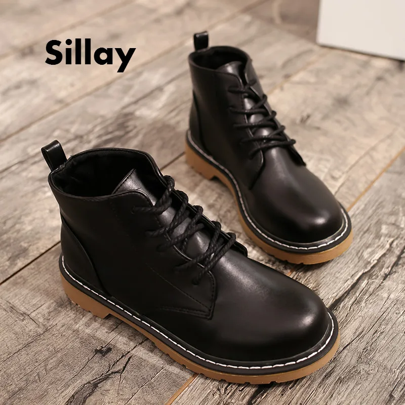 

Brand Designers 2017 New Spring Autumn Women Shoes Outdoor Black High Heels Boots Lacing Platform Ankle Boots Chunky Size 35-39