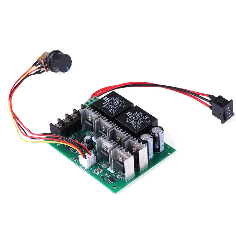 Hot 1PCS DC 12/24/36/48V 40A Pwm Motor Speed Controller PWM Reversible Switch Controller New