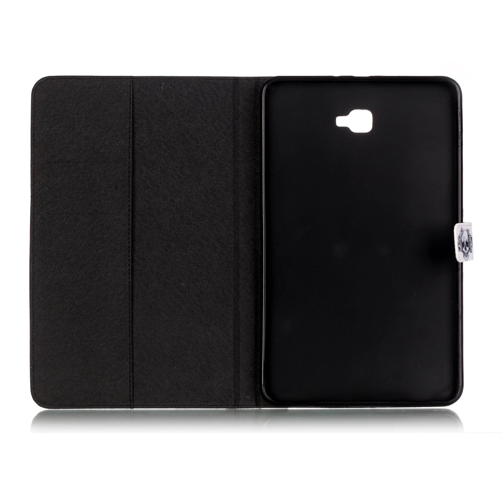 Мультфильм Tablet Case для samsung Galaxy Tab A A6 10,1 дюйма 10,1 T585 T580 T580N Smart Cover мультфильм из искусственной кожи