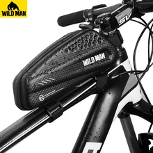 WILD MAN велосипедная верхняя труба передняя балка сумка Мобильный чехол для телефона непромокаемый анти давление MTB седло велосипедная сумка для заднего сиденья ремонтная сумка для инструментов