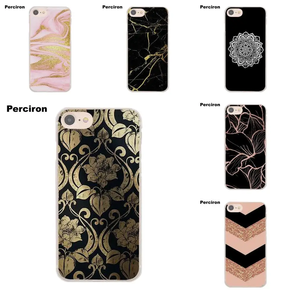 Perciron Blue Gold Marble Rose Soft TPU Print Cover Case For Sony Xperia Z Z1 Z2 Z3 Z4 Z5 compact Mini M2 M4 M5 T3 E3 XA | Мобильные