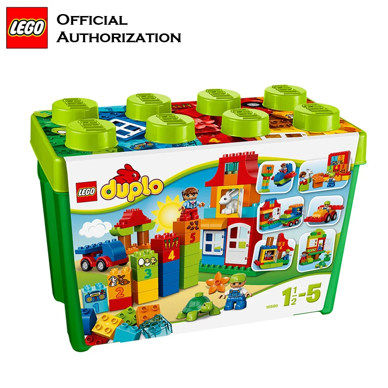 Duplo Lego большой размер 95 шт строительные блоки форма и красочные серии игрушек