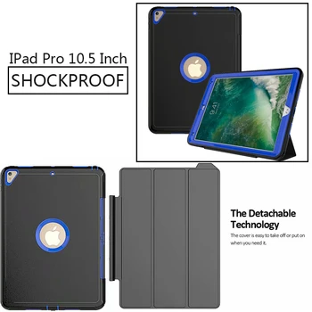 

Luxury PU Leather Smart Cover For iPad Pro 10.5 Heavy Duty Protective Auto Wake Case For Apple iPad Pro 10. 5 inch 2017