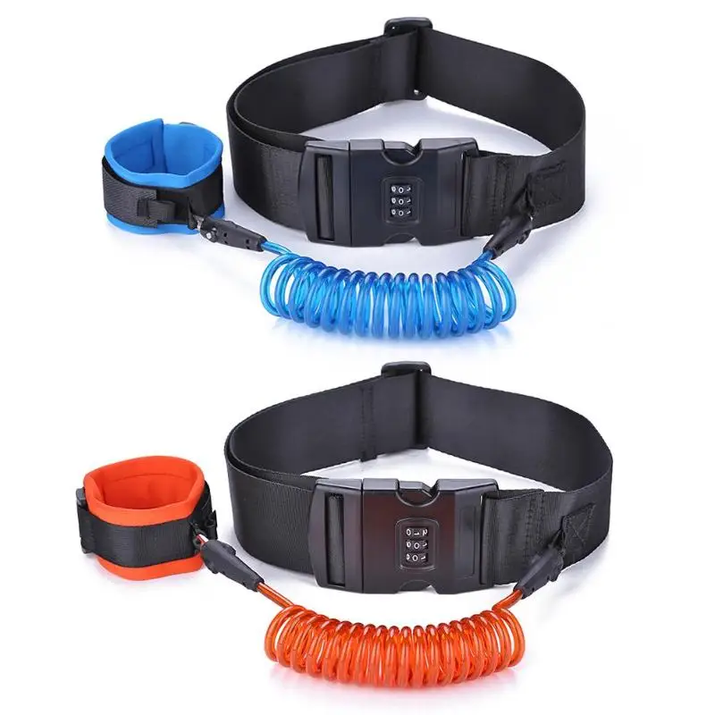 

1.5m Children the Elderly Safety Harness Leash Anti Lost Adjustable Wrist Link Traction Rope Wristband Belt For Baby Kids