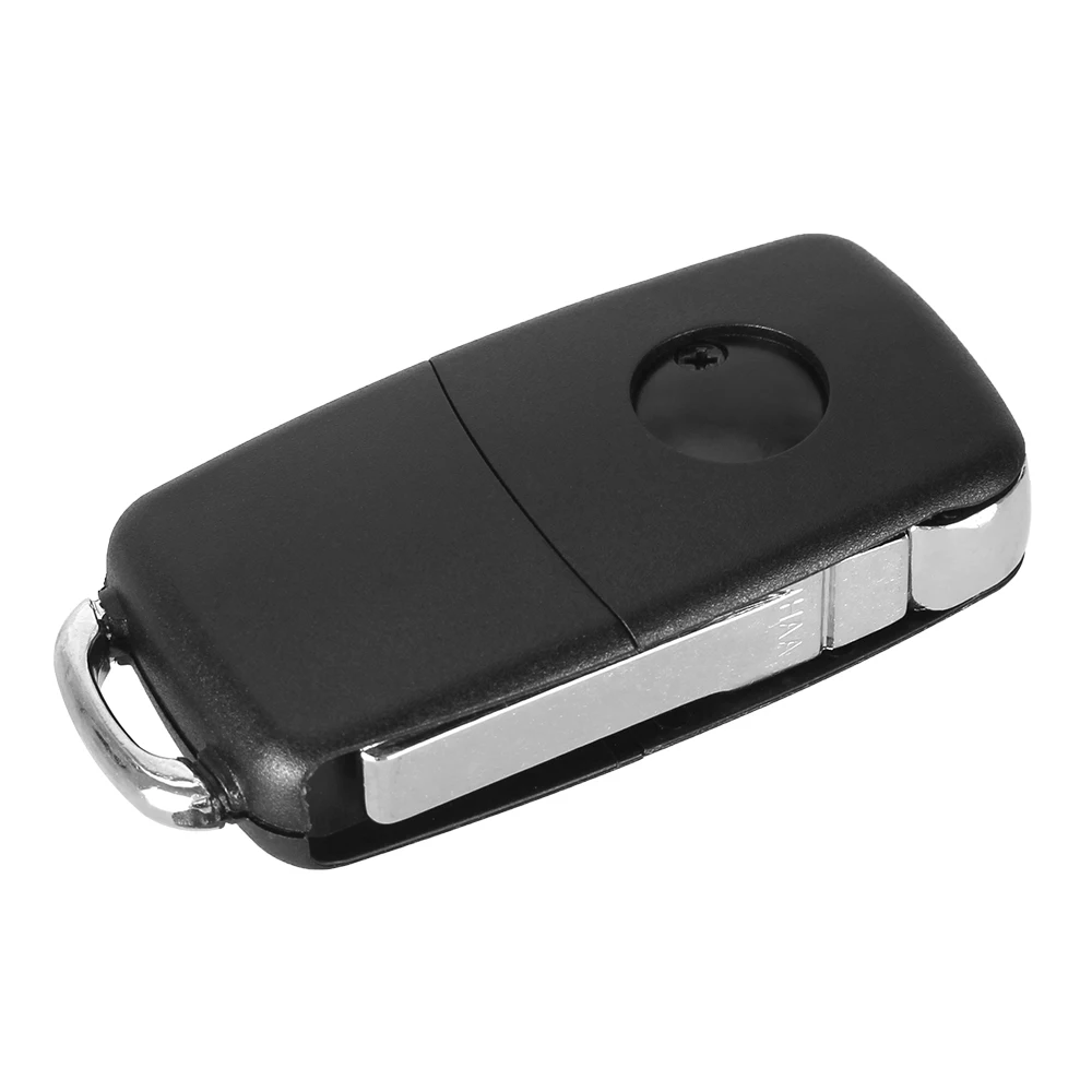 KEYYOU 10 шт./лот 3 кнопки Складной автомобильный брелок для Фольксваген Джетта Гольф Passat Beetle Polo Bora Filp дистанционный чехол для ключей
