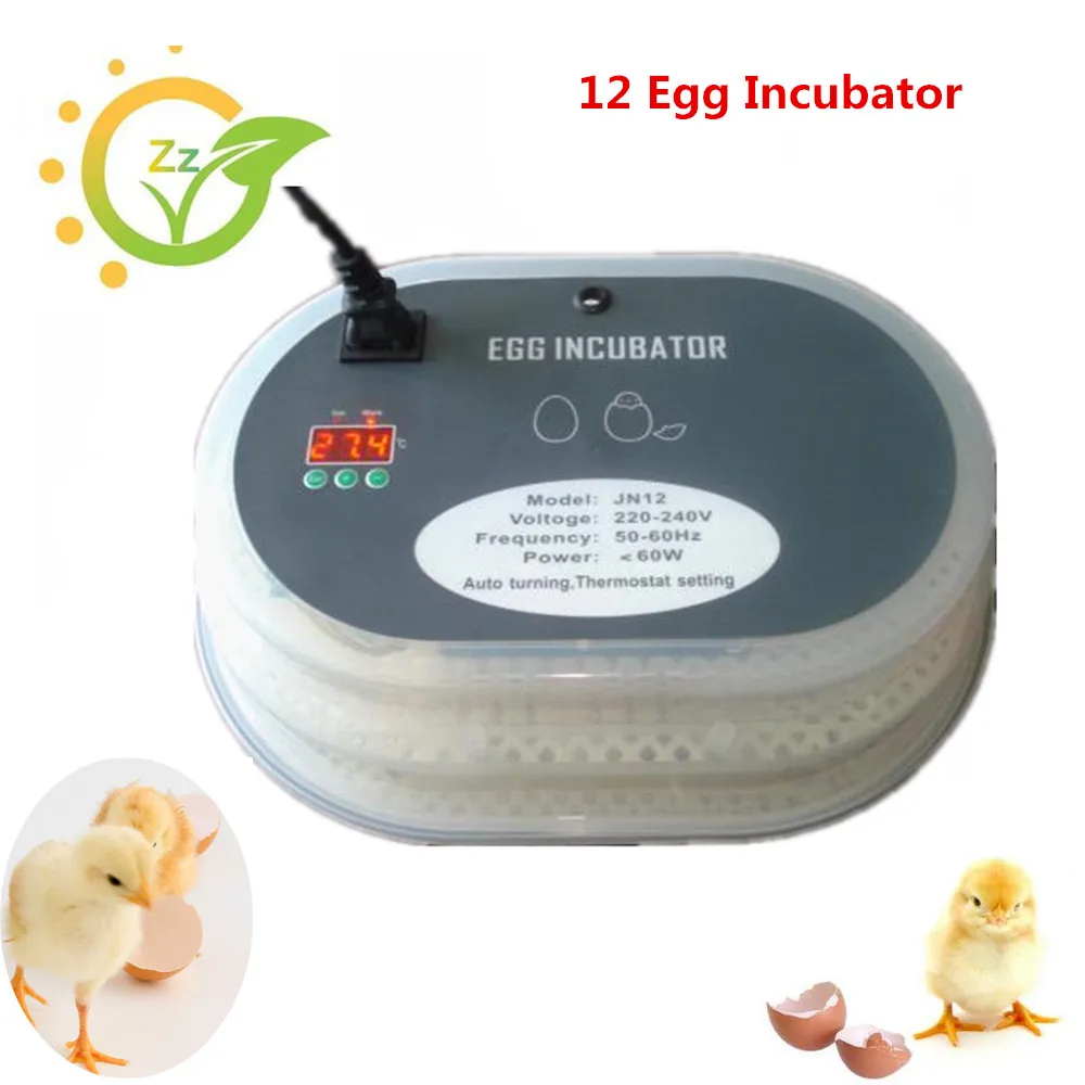 

Automatic Eggs Incubator Digital LED Display Hatching Equipment Household Mini Poultry Hatcher Egg Tray Incubator