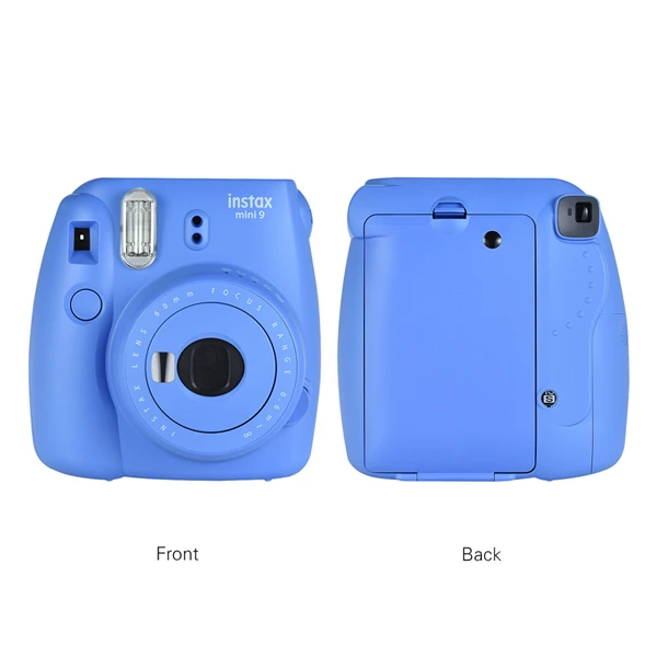 Подлинная Fujifilm Instax Mini 9 камера Fuji мгновенная обновленная мини 8 мгновенная фотокамера линзы для селфи+ объектив крупным планом(морской синий