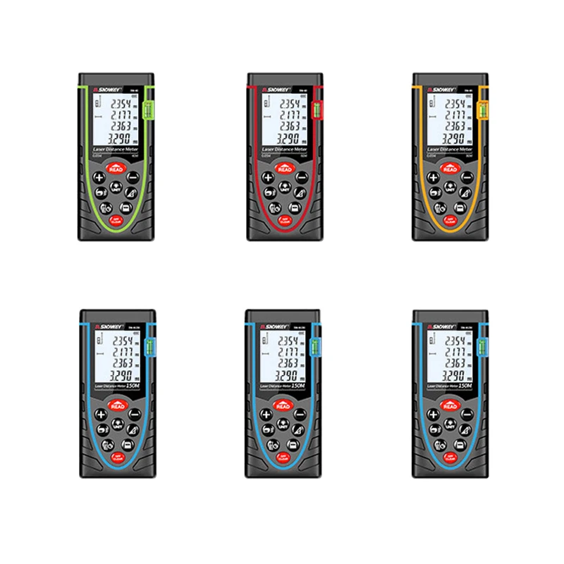 SNDWAY 40 м, 60 м, 80 м, 150 м, ручной дальномер, лазерный дальномер, измеритель расстояния, Лазерная Лента, инструмент для измерения расстояния, дальномер, ЖК-дисплей
