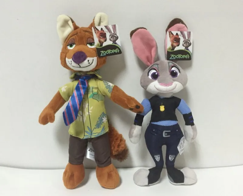 

16cm zootopia Toys rabbit Judy hopps Nick Wilde police soft women stuffed animals kids Toys gifts