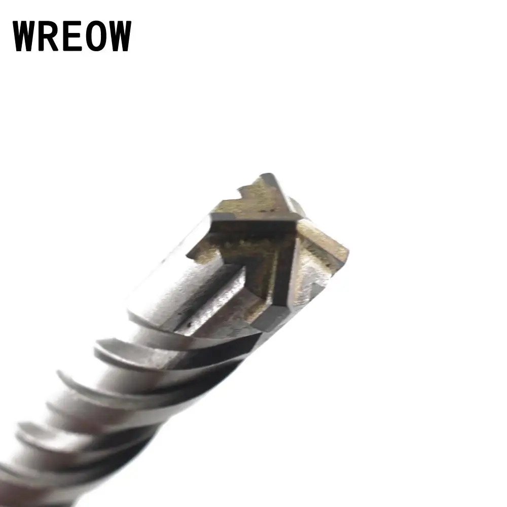 

160mm Electric Hammer Drill Bits 5/6/8/10/12/14/16mm Cross Type Tungsten Steel Alloy SDS Plus for Masonry Concrete Rock Stone