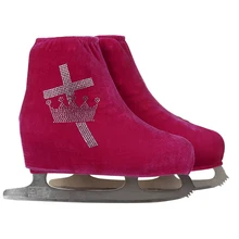 1 пара роликовые Чехлы для коньков коньки покрытие для детей взрослых бархатные ледяные фигуры со стразами обувь для катания на коньках аксессуары