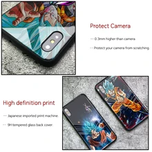 Dragon Ball iPhone Tempered Glass Cases Set 2