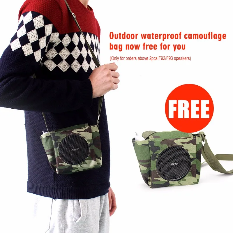 outdoor camouflage bag newgood bird caller remote control speaker