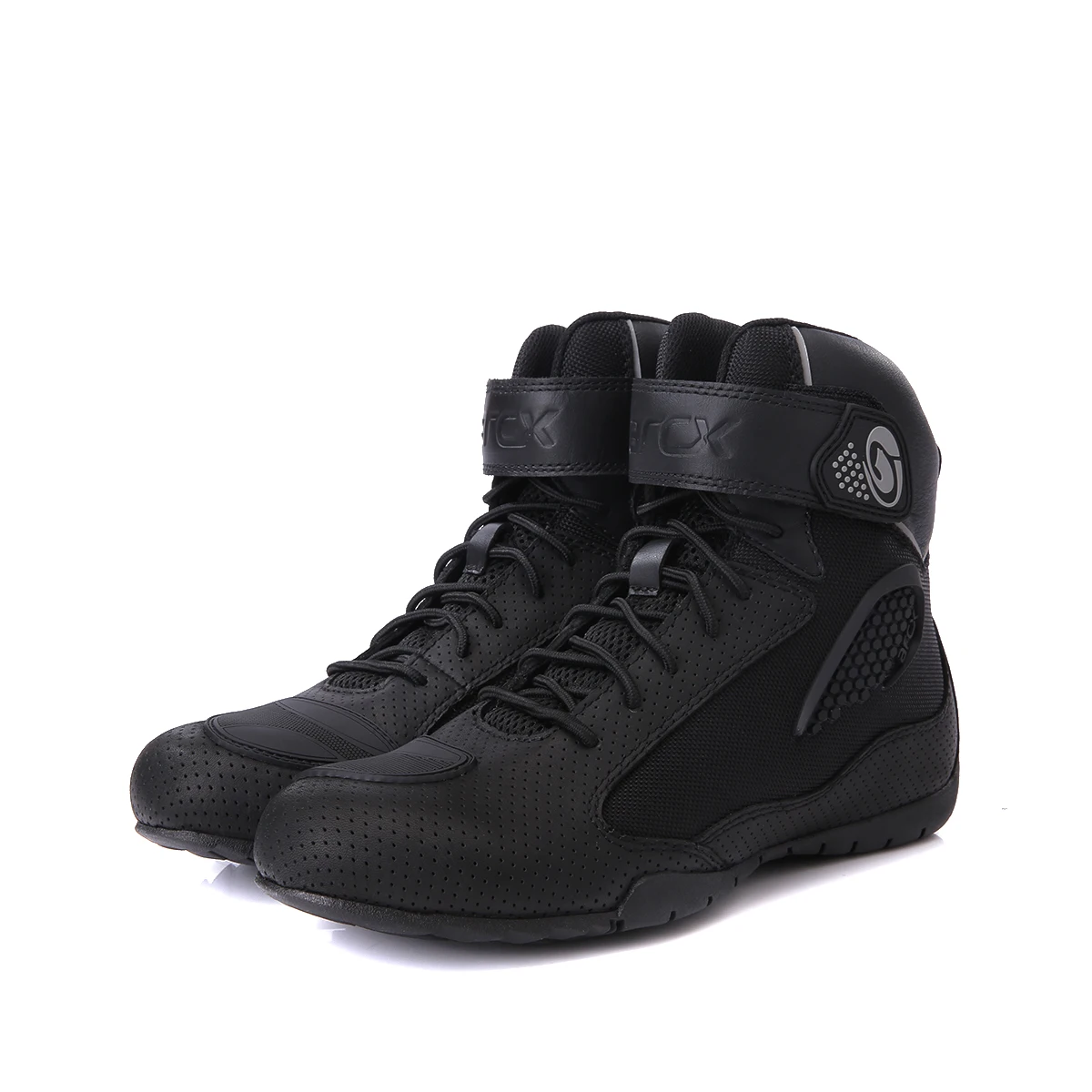 ARCX/ботинки в байкерском стиле; винтажные повседневные мужские ботинки в байкерском стиле; ботинки для верховой езды; дышащая Защитная гоночная обувь; популярные ботинки - Color: Black